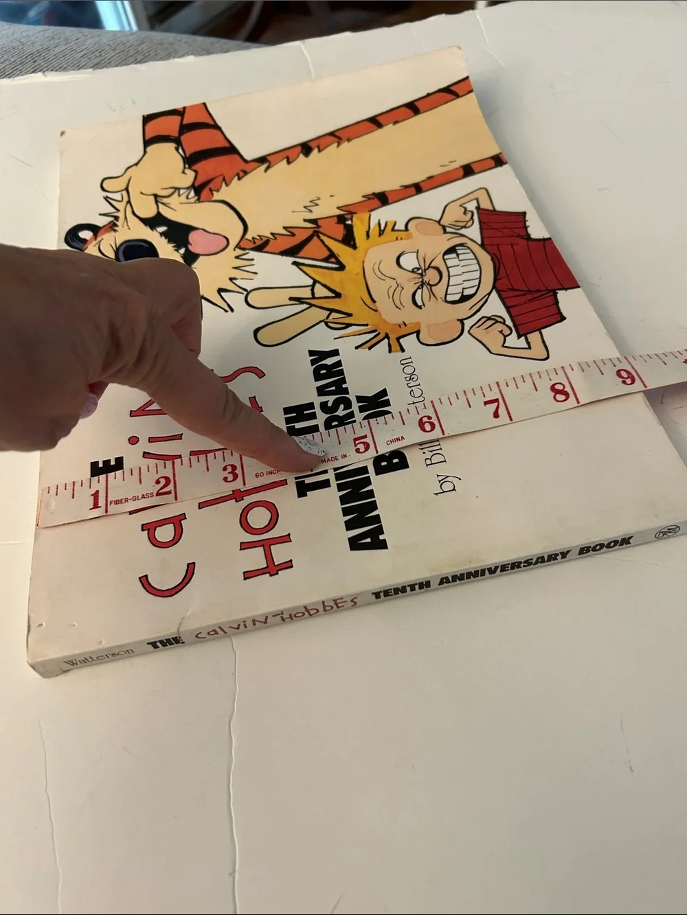 Calvin and Hobbes Tenth Anniversary Book by bill watterson copyright 1995